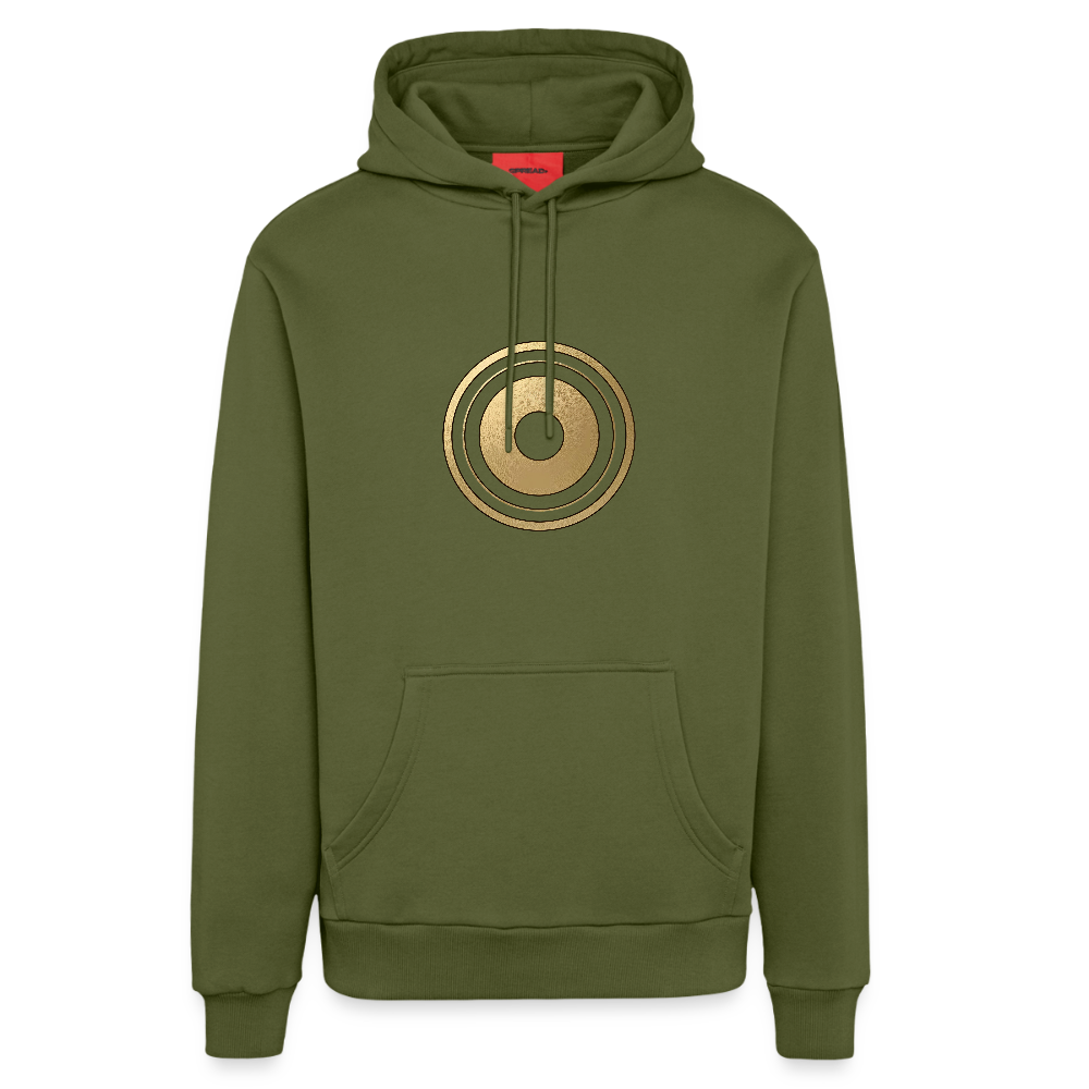 chiSign Organic Relaxed Hoodie Made in EU - MOSS GREEN