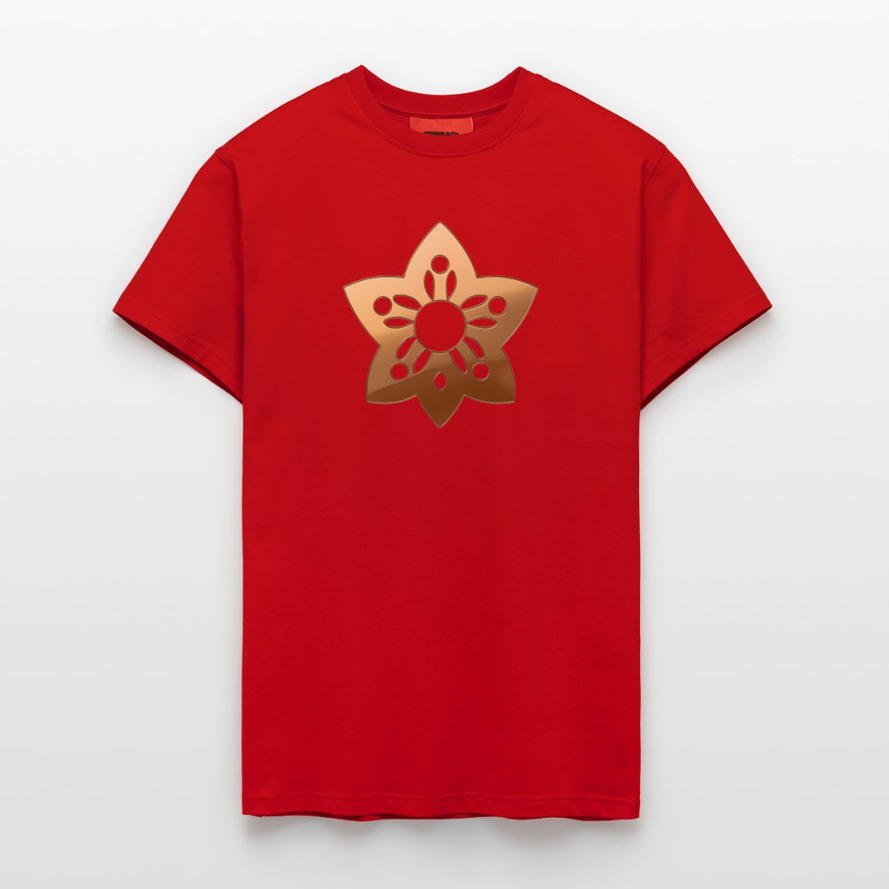 chiSign Auflösung der Illusion Organic Relaxed T-Shirt Made in EU - Rot