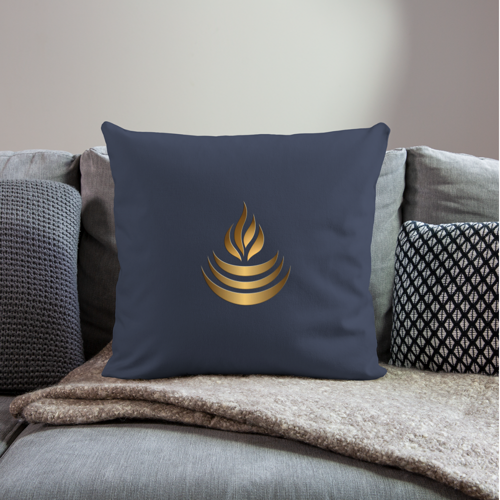 chiSign Quantenheilsymbol "Reichtum & Erfolg" Sofakissen mit Füllung 44 x 44 cm - Navy