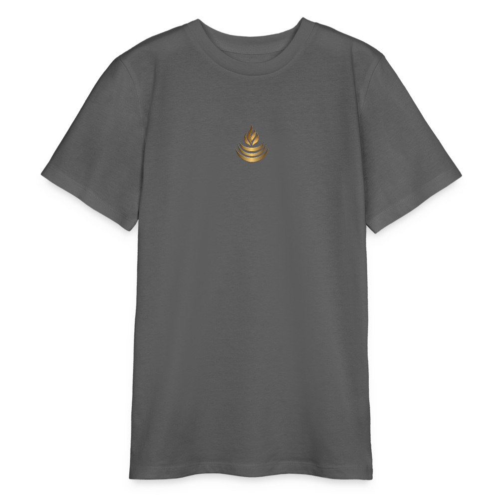 chiSign Quantenheilsymbol "Reichtum & Erfolg" Druck VS / RS Stanley/Stella Bio Teenager T-Shirt MINI CREATOR - Anthrazit
