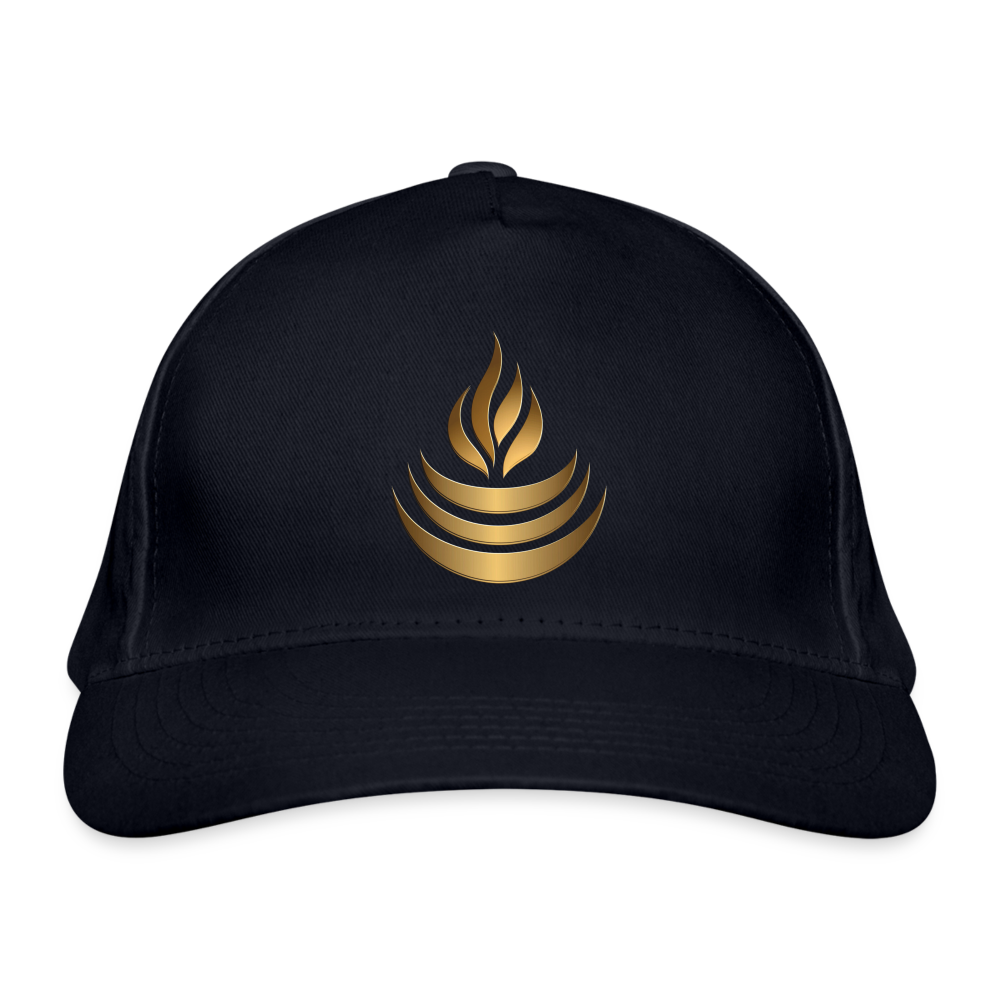 chiSign Quantenheilsymbol "Reichtum & Erfolg" Bio-Baseballkappe - Navy