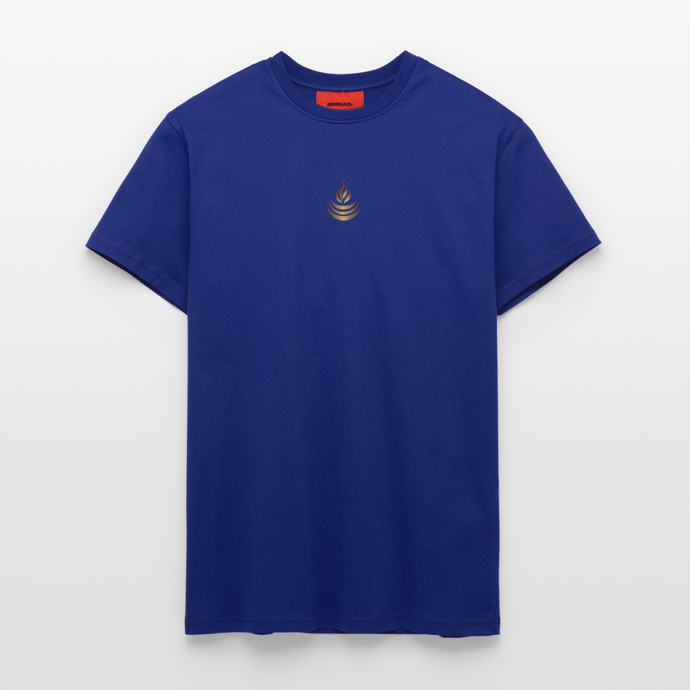 chiSign Quantenheilsymbol "Reichtum & Erfolg" Druck VS / RS Organic Relaxed T-Shirt Made in EU - Iconic Blue