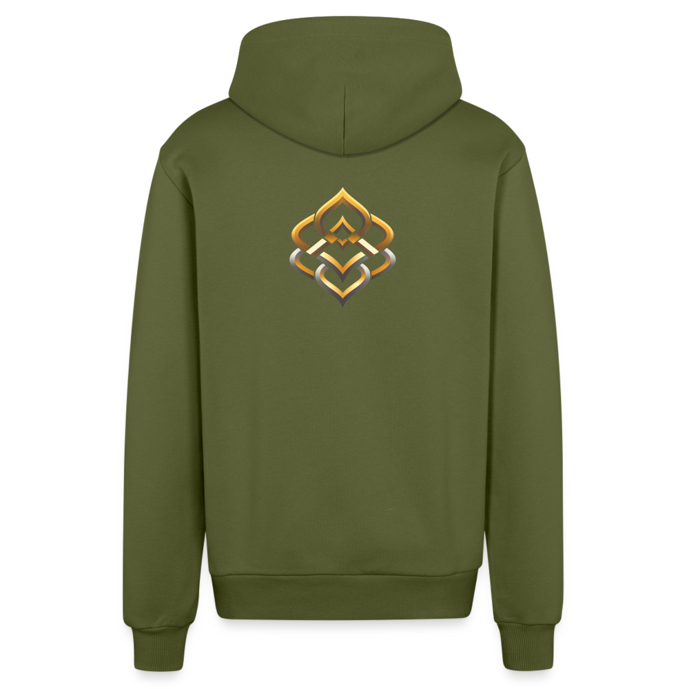 chisign Organic Relaxed Kapuzenjacke Made in EU - MOSS GREEN