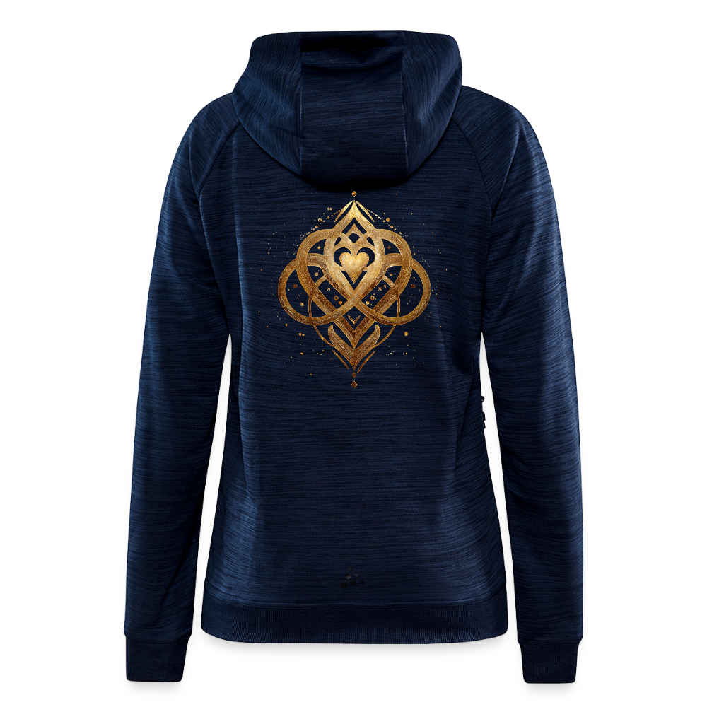 ori a déa CRAFT ADV Unify Frauen Kapuzenjacke " Agape - Navy meliert