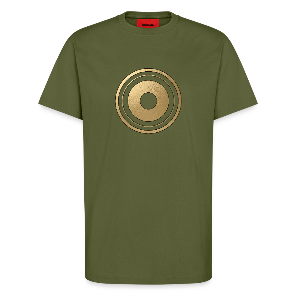 chiSign "Selbsterkenntnis" Organic Relaxed T-Shirt Made in EU - MOSS GREEN