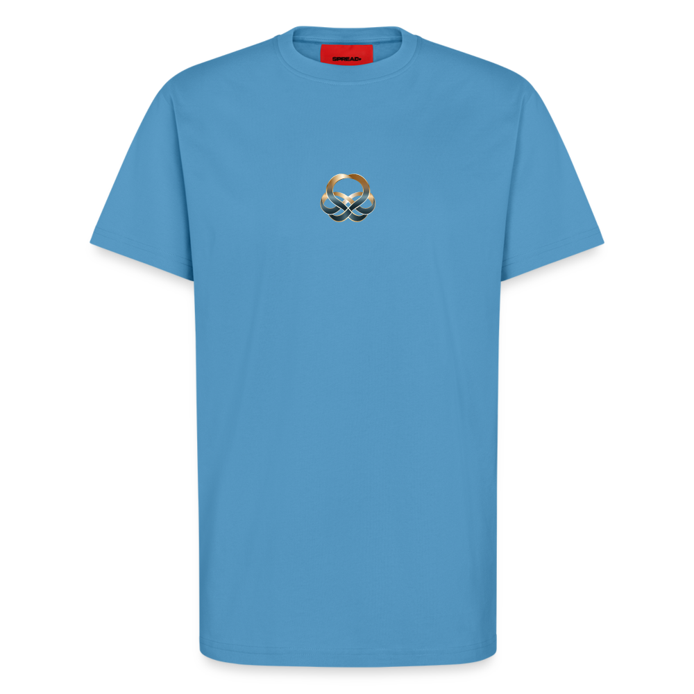 chisign Organic Relaxed T-Shirt Made in EU - Sol Blue
