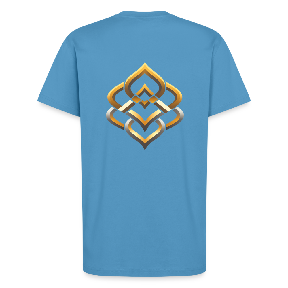 chiSign Organic Relaxed T-Shirt Made in EU - Sol Blue