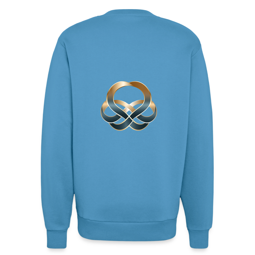 chiSign Organic Relaxed Crew Neck Made in EU - Sol Blue