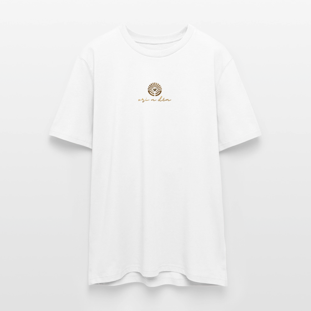 Unisex Bio-T-Shirt "ori a déa" - Weiß