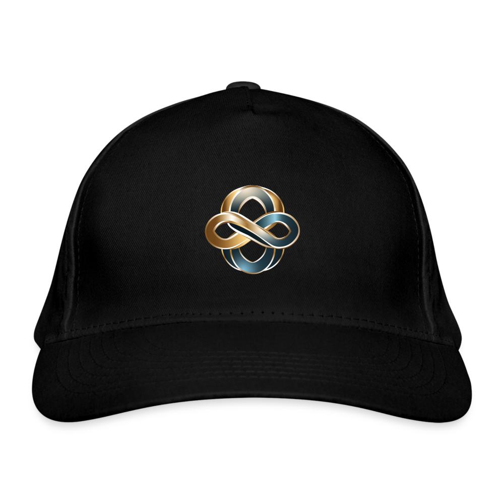 chiSign Quantenheilsymbol Wissen und Selbstbildung Bio-Baseballkappe - Schwarz