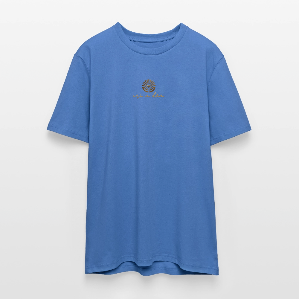 Unisex Bio-T-Shirt "ori a déa" - Achtsames Blau