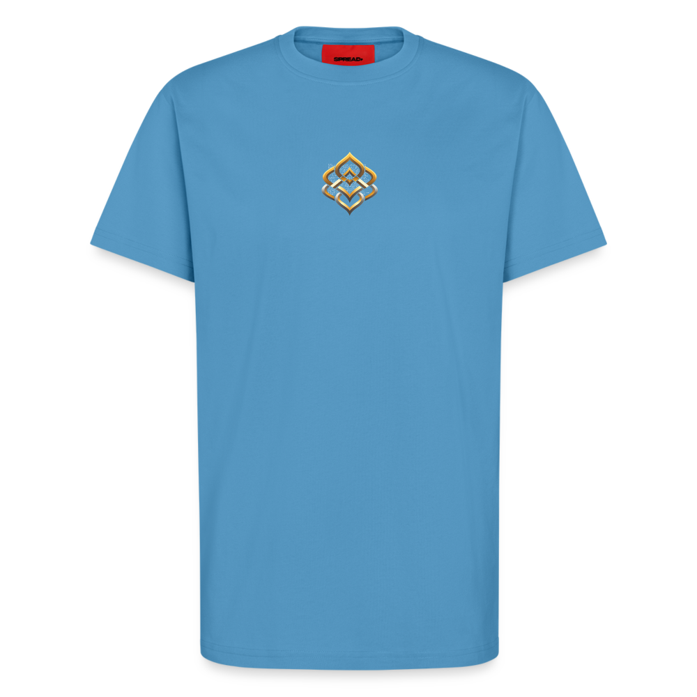 chiSign Heilsymbol 2 Organic Relaxed T-Shirt Made in EU - Sol Blue