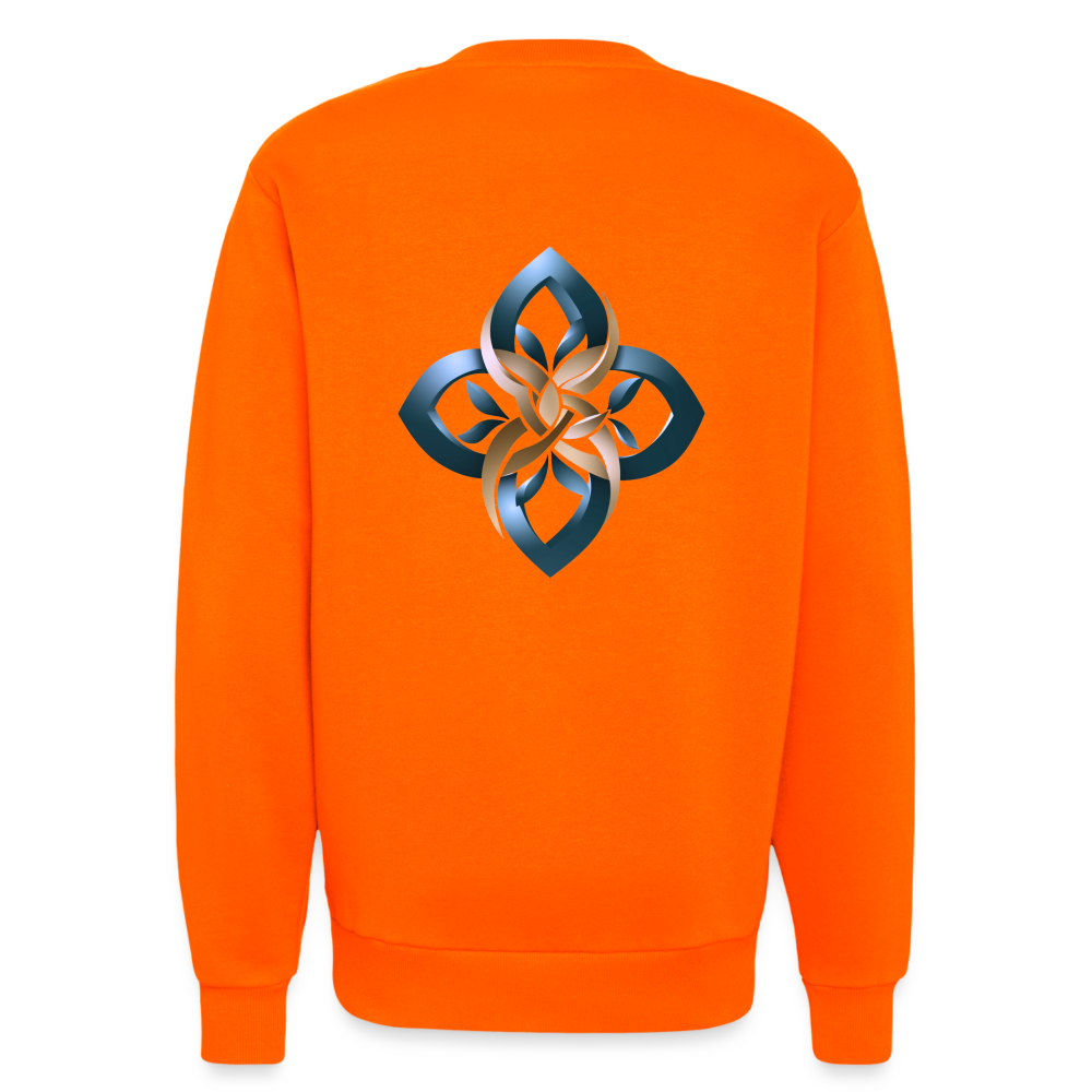 chisign Organic Relaxed Crew Neck Made in EU - SUNSET ORANGE