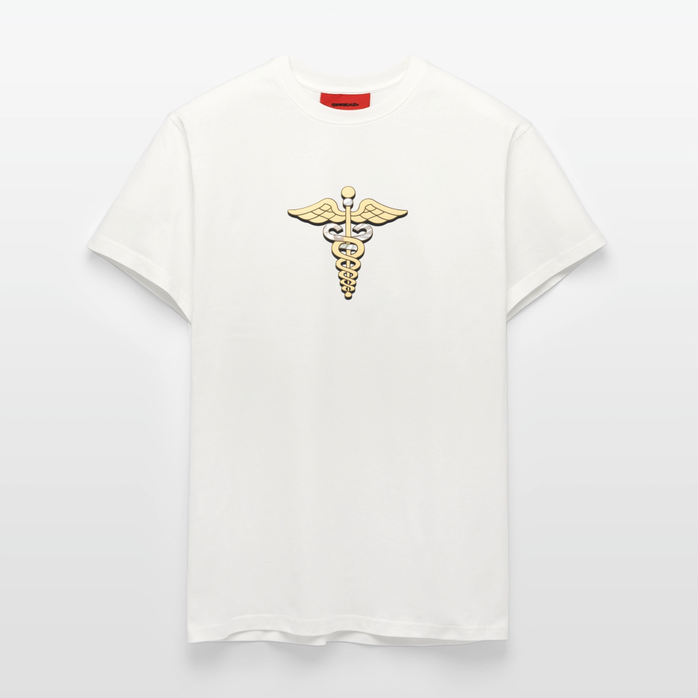 chiSign Merkurstab Organic Relaxed T-Shirt Made in EU - OFF WHITE
