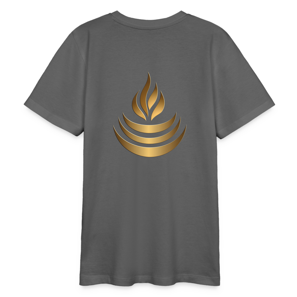 chiSign Quantenheilsymbol "Reichtum & Erfolg" Druck VS / RS Stanley/Stella Bio Teenager T-Shirt MINI CREATOR - Anthrazit