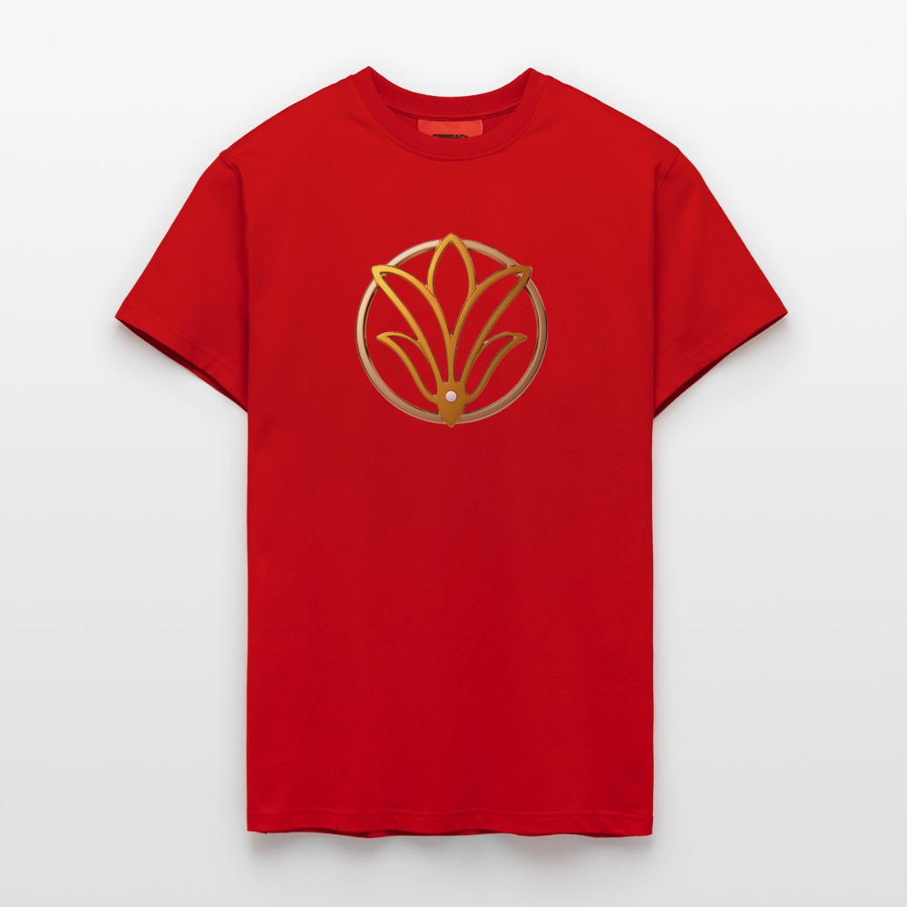 chiSign universelle Freiheit Organic Relaxed T-Shirt Made in EU - Rot