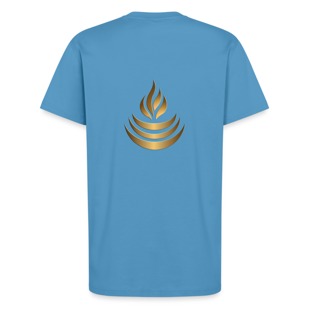 chiSign Quantenheilsymbol "Reichtum & Erfolg" Druck VS / RS Organic Relaxed T-Shirt Made in EU - Sol Blue