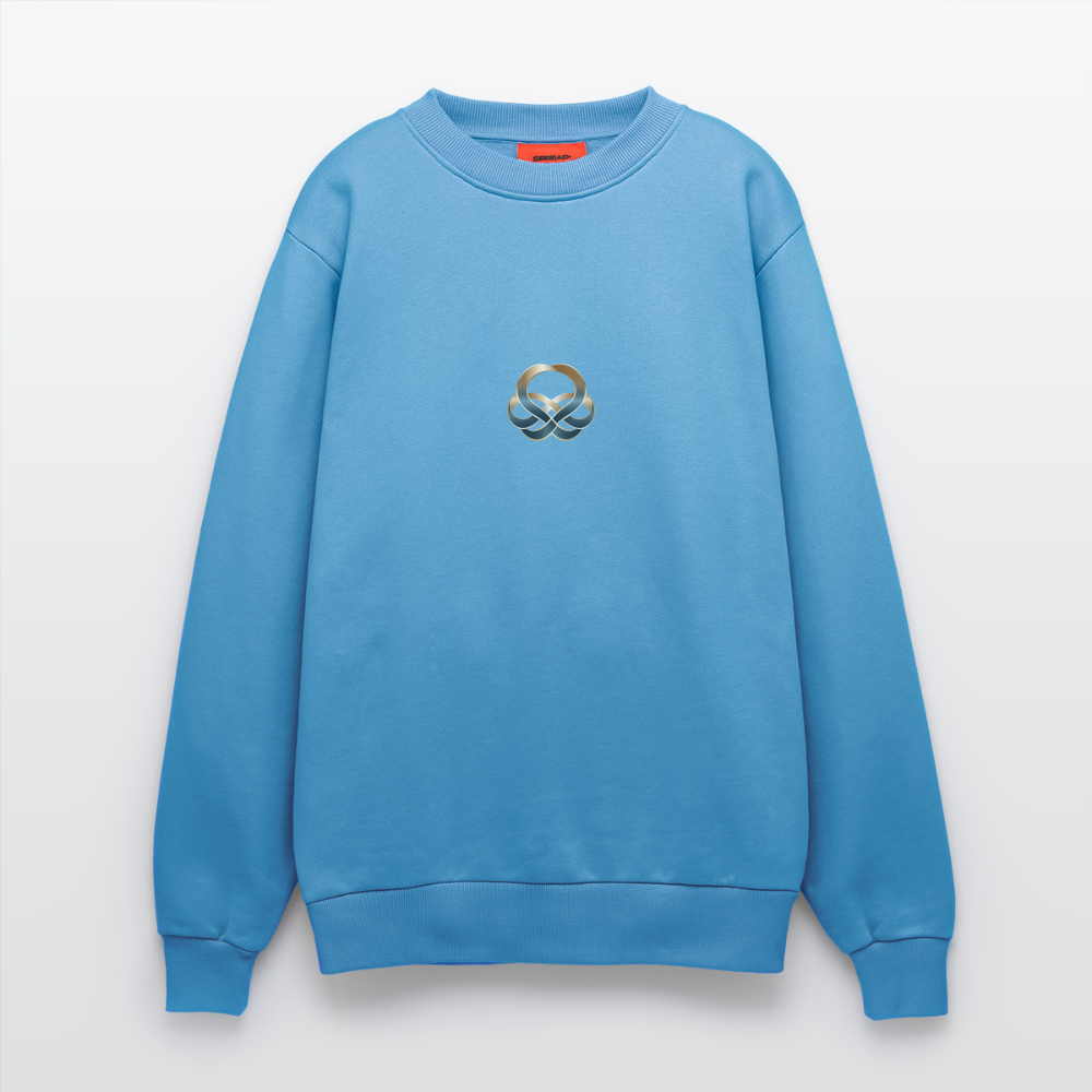 chiSign Organic Relaxed Crew Neck Made in EU - Sol Blue