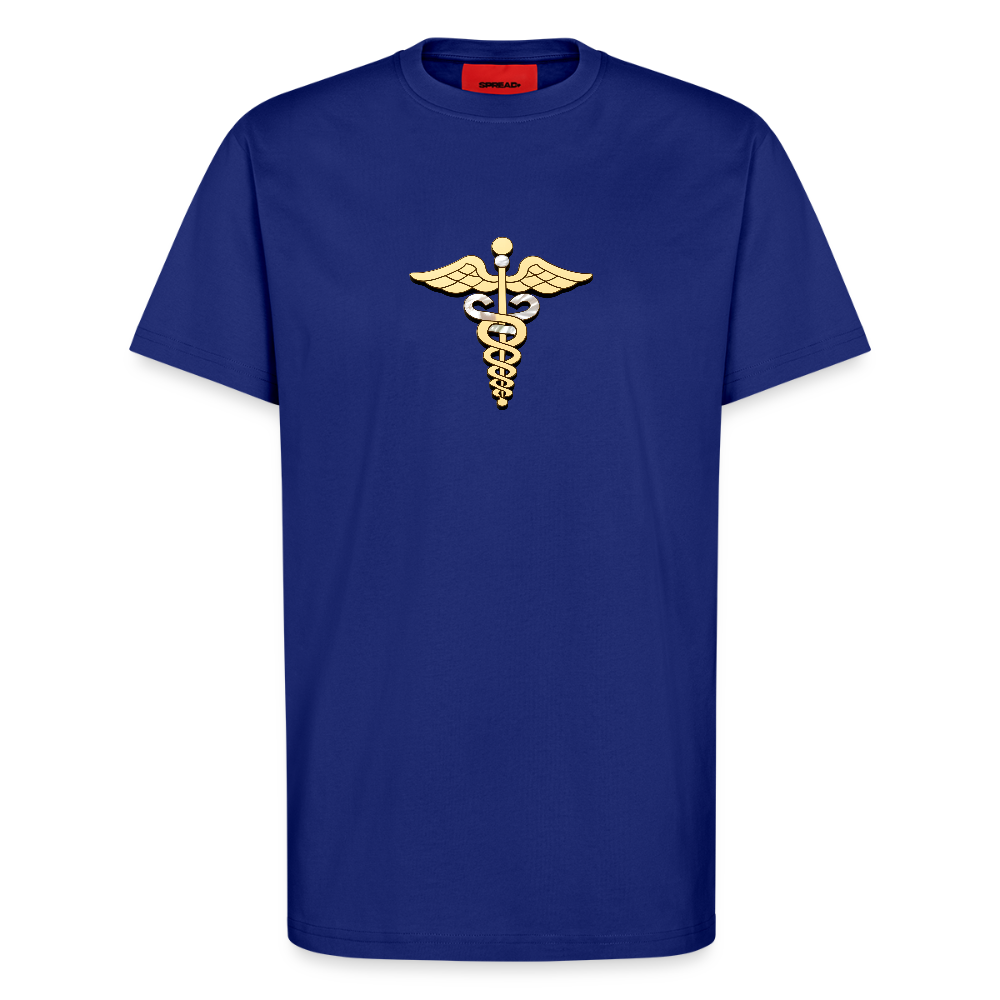 chiSign Merkurstab Organic Relaxed T-Shirt Made in EU - Iconic Blue