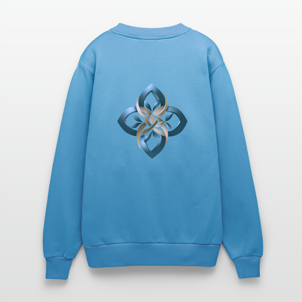 chiSign Organic Relaxed Crew Neck Made in EU - Sol Blue