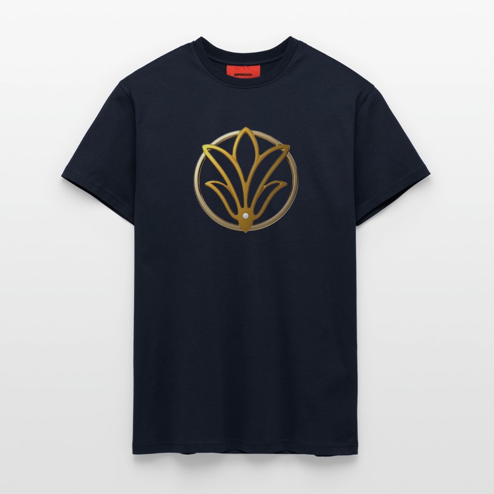 chiSign universelle Freiheit Organic Relaxed T-Shirt Made in EU - DARK NAVY