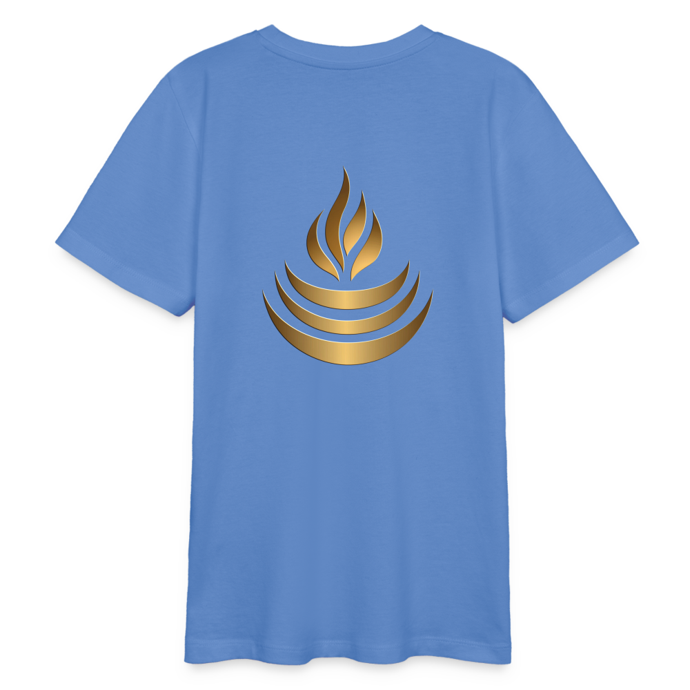 chiSign Quantenheilsymbol "Reichtum & Erfolg" Druck VS / RS Stanley/Stella Bio Teenager T-Shirt MINI CREATOR - Blau
