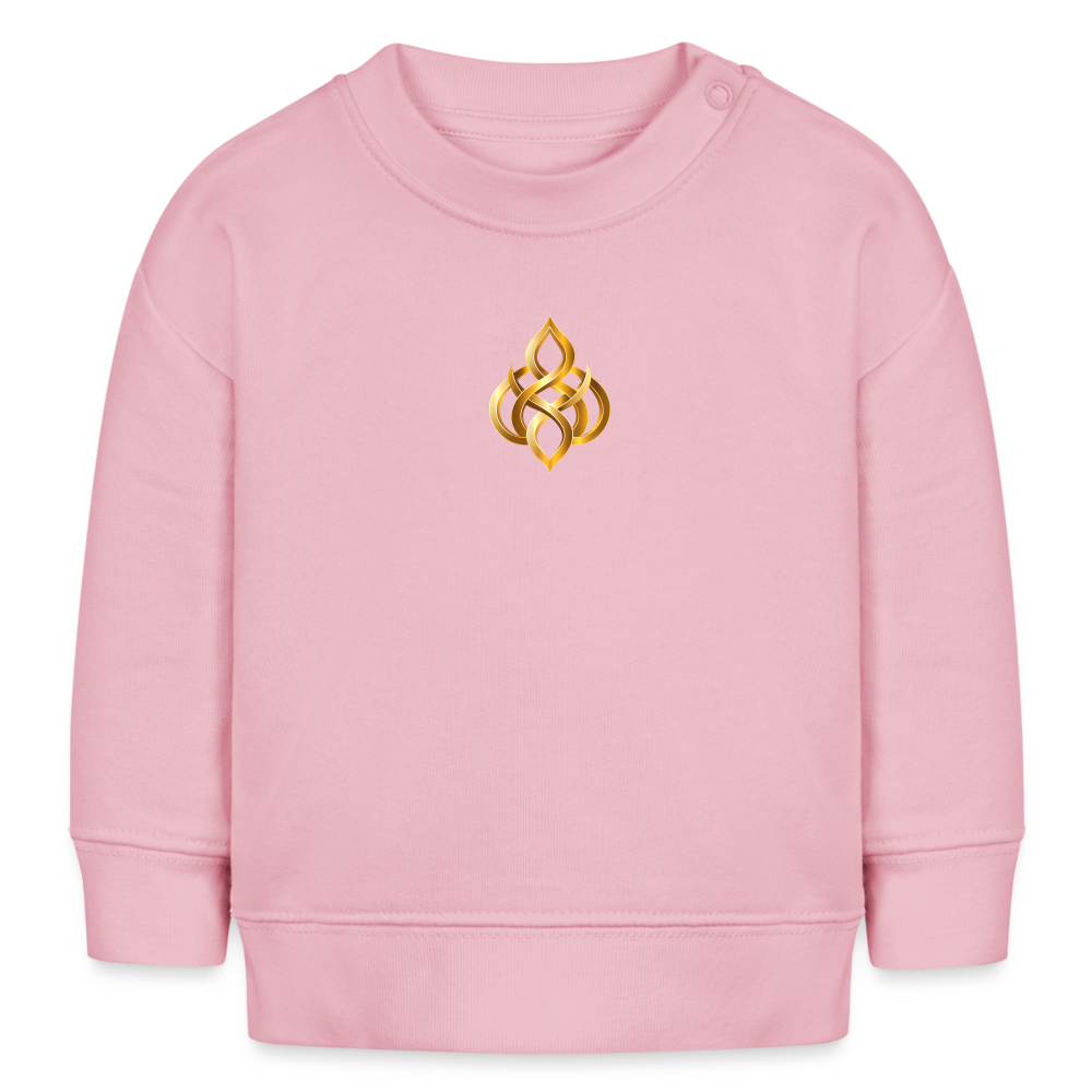 chiSign Quantenheilsymbol Thai Chi Zentrum & Ausgeglichenheit Stanley/Stella Bio-Sweatshirt BABY CHANGER - Hellrosa