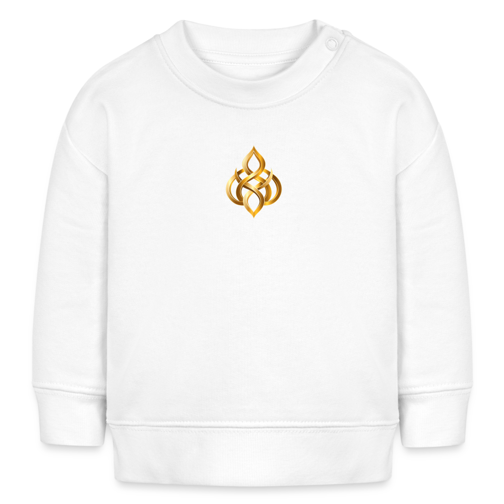 chiSign Quantenheilsymbol Thai Chi Zentrum & Ausgeglichenheit Stanley/Stella Bio-Sweatshirt BABY CHANGER - Weiß