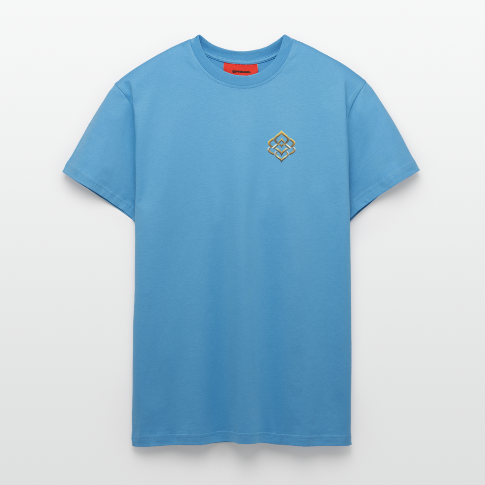 chiSign Organic Relaxed T-Shirt Made in EU - Sol Blue