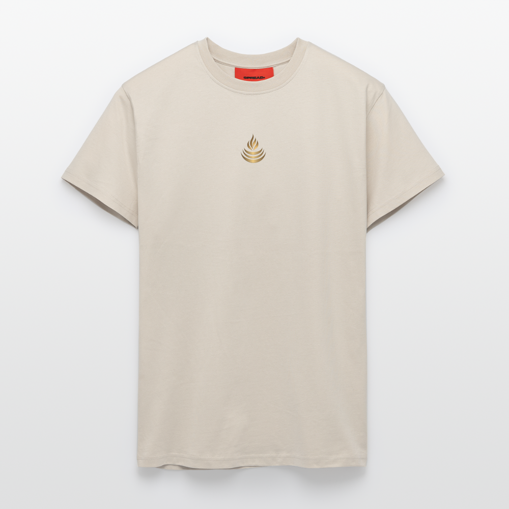 chiSign Quantenheilsymbol "Reichtum & Erfolg" Druck VS / RS Organic Relaxed T-Shirt Made in EU - WARM CLAY