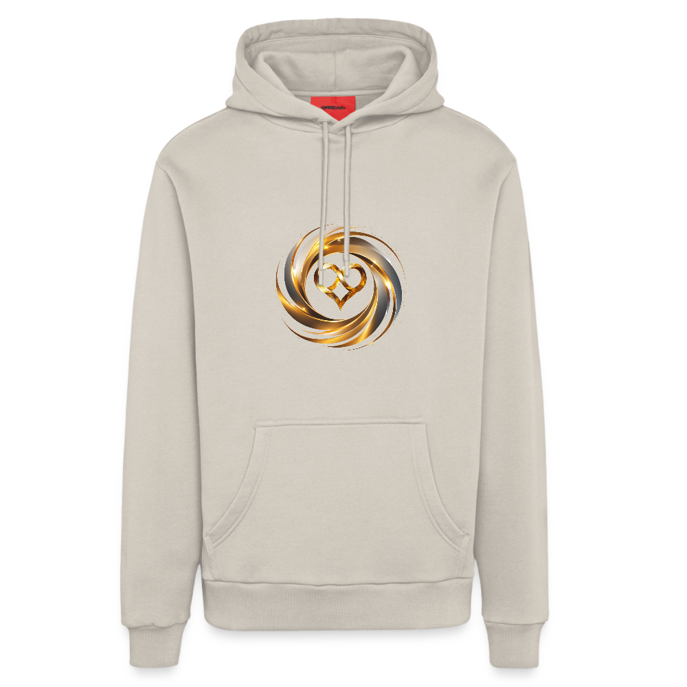 chiSign ICH BIN Organic Relaxed Hoodie Made in EU - WARM CLAY
