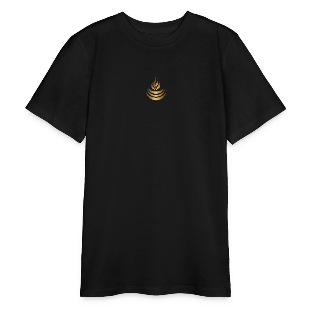 chiSign Quantenheilsymbol "Reichtum & Erfolg" Druck VS / RS Stanley/Stella Bio Teenager T-Shirt MINI CREATOR - Schwarz