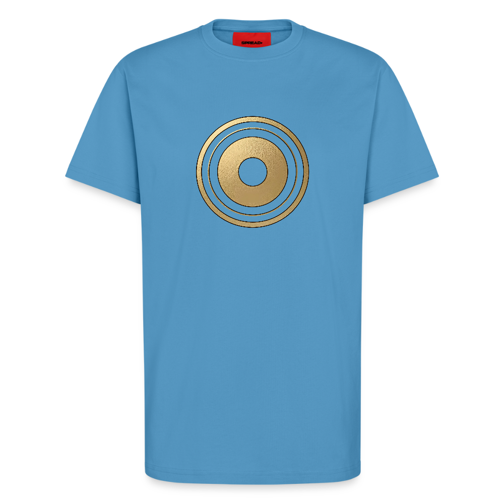 chiSign "Selbsterkenntnis" Organic Relaxed T-Shirt Made in EU - Sol Blue