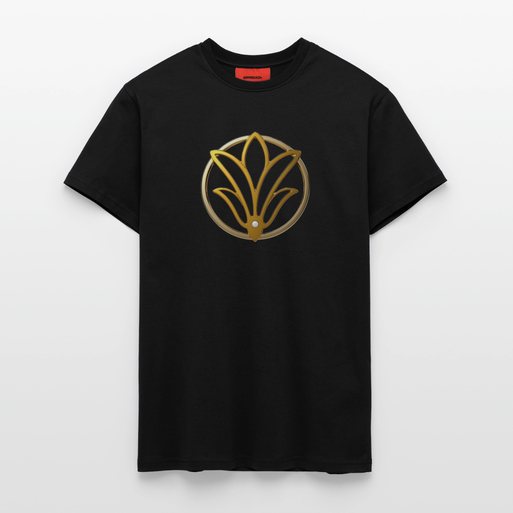 chiSign universelle Freiheit Organic Relaxed T-Shirt Made in EU - SOLID BLACK
