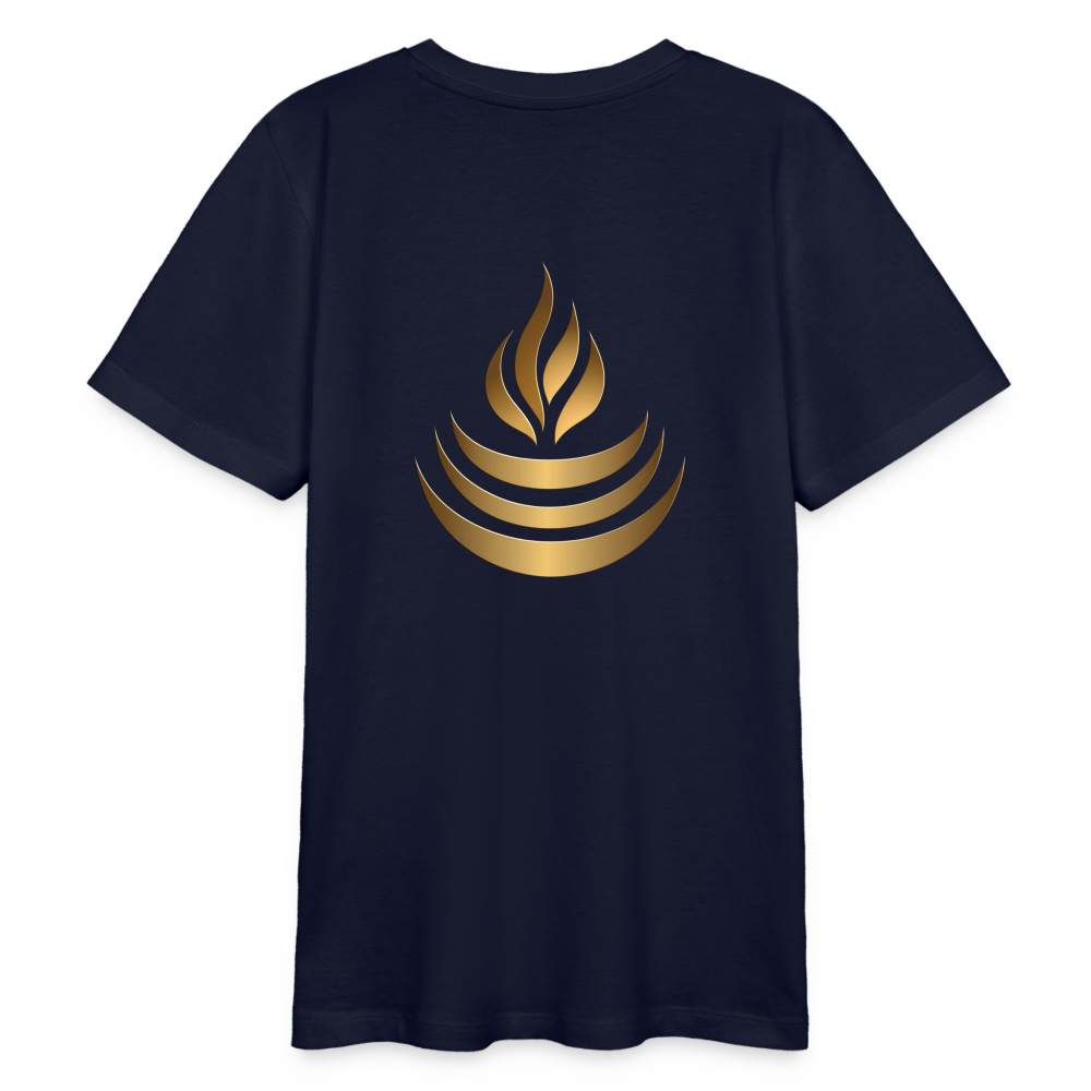 chiSign Quantenheilsymbol "Reichtum & Erfolg" Druck VS / RS Stanley/Stella Bio Teenager T-Shirt MINI CREATOR - Navy