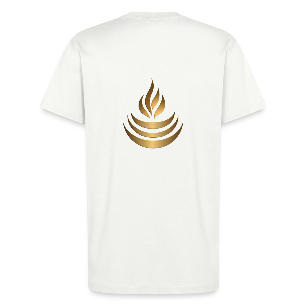 chiSign Quantenheilsymbol "Reichtum & Erfolg" Druck VS / RS Organic Relaxed T-Shirt Made in EU - OFF WHITE