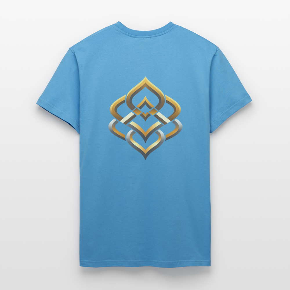 chiSign Organic Relaxed T-Shirt Made in EU - Sol Blue