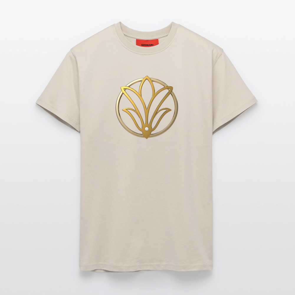 chiSign universelle Freiheit Organic Relaxed T-Shirt Made in EU - WARM CLAY