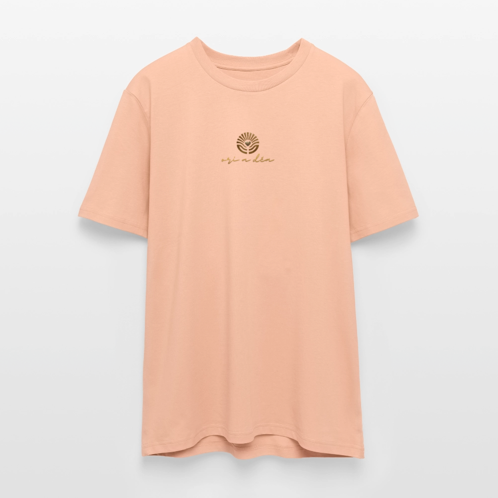 Unisex Bio-T-Shirt "ori a déa" - Pfirsich