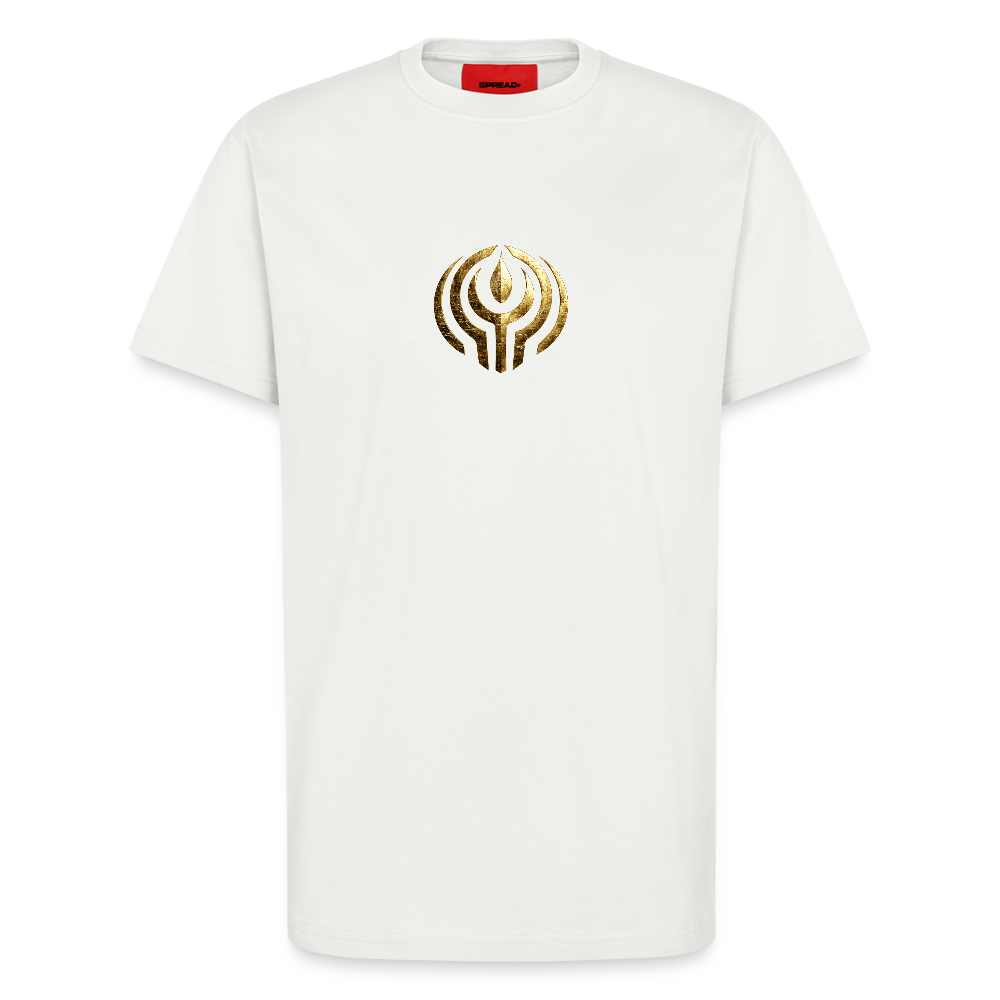 Organic Relaxed T-Shirt Made in EU "Wunderfülle" - OFF WHITE