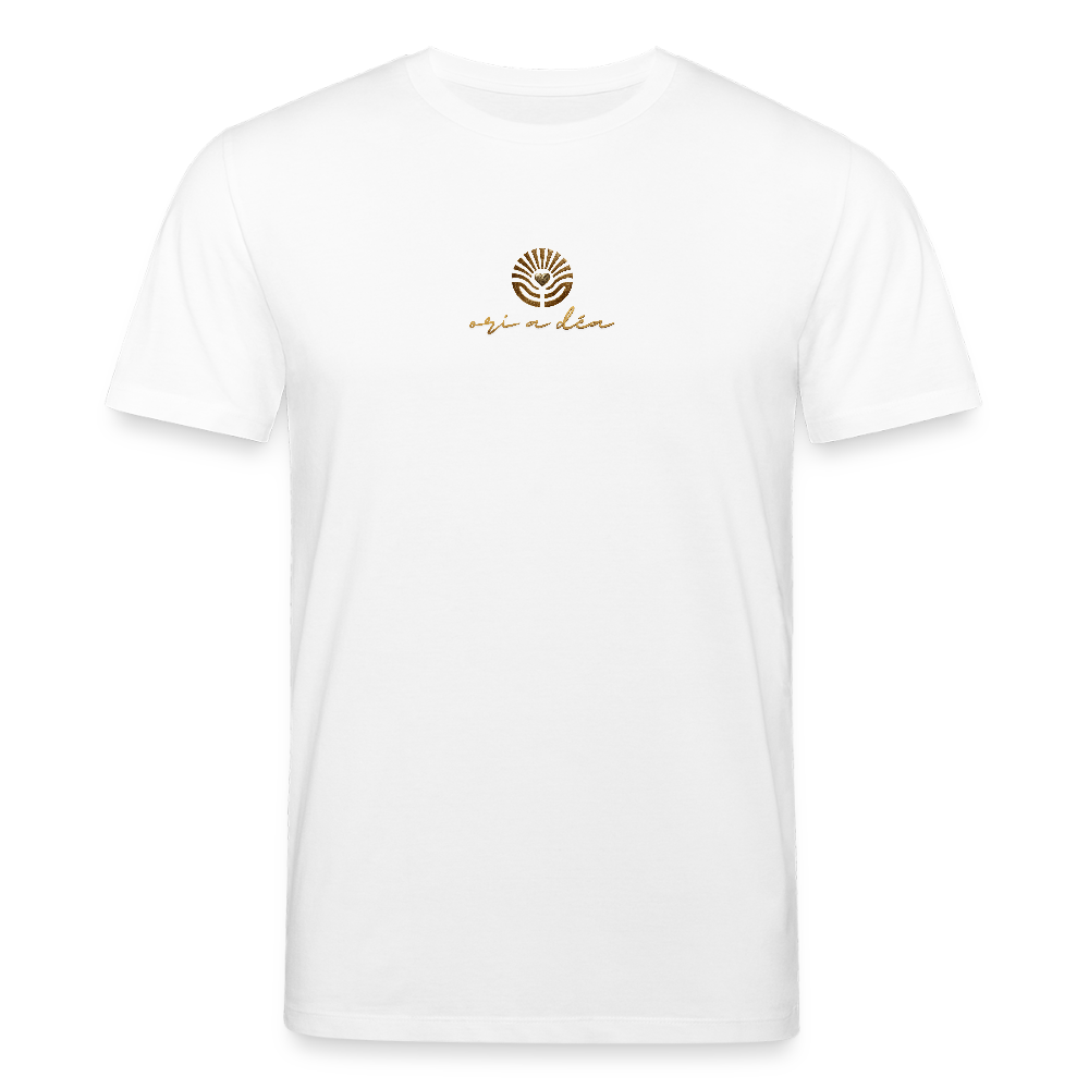 Unisex Bio-T-Shirt "ori a déa" - Weiß