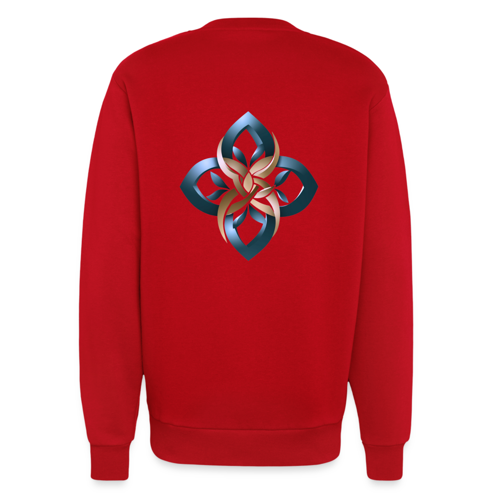 chisign Organic Relaxed Crew Neck Made in EU - Rot
