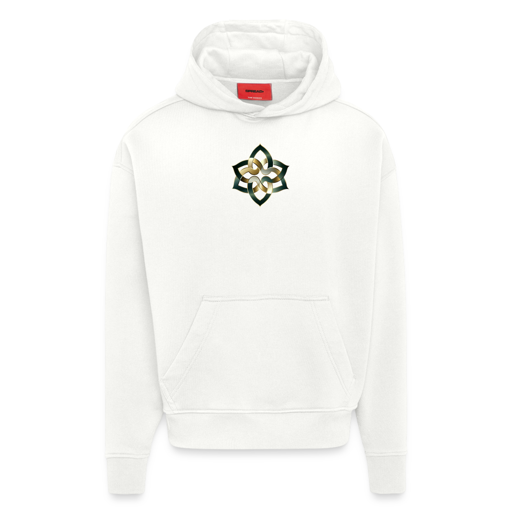 chiSign Quantenheilsymbol Hilfreiche Freunde & Mentoren Heavyweight Oversized Organic Hoodie Made in EU - OFF WHITE