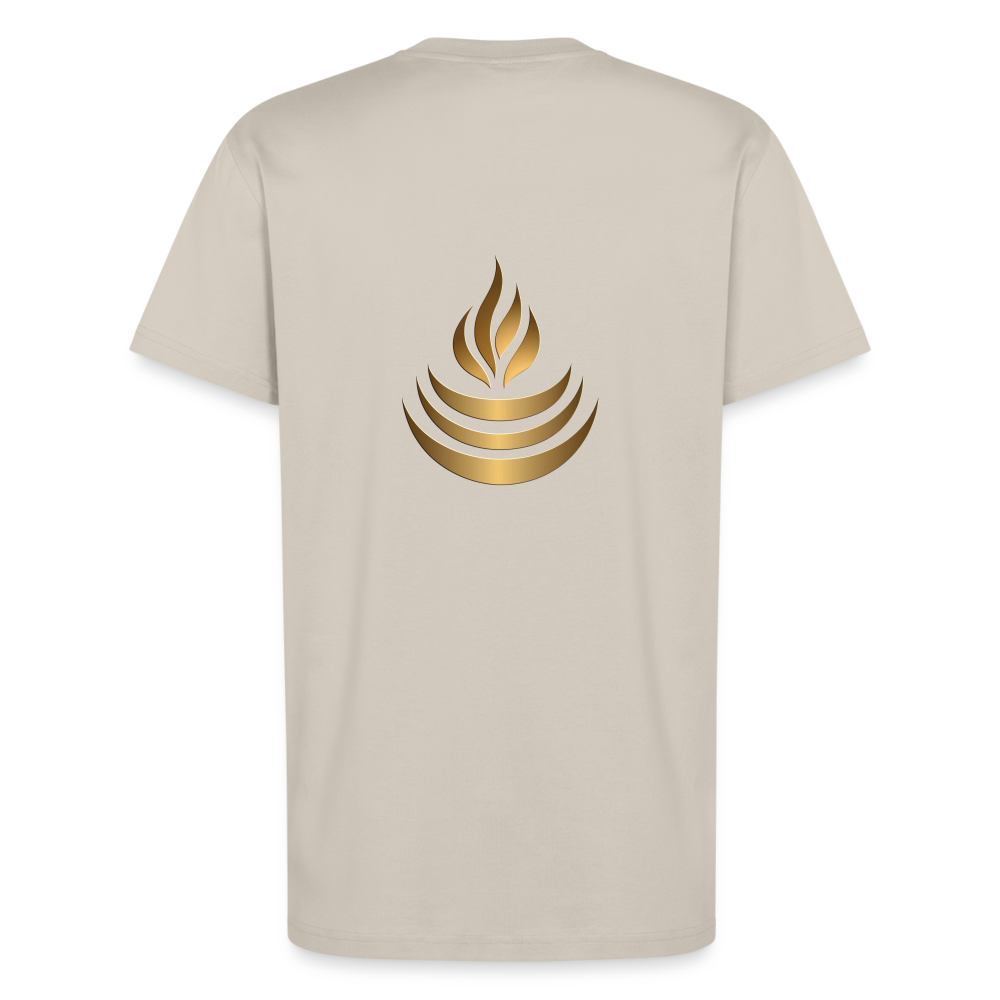chiSign Quantenheilsymbol "Reichtum & Erfolg" Druck VS / RS Organic Relaxed T-Shirt Made in EU - WARM CLAY