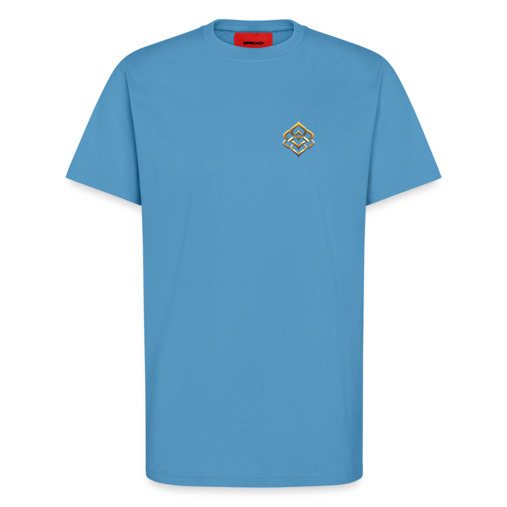 chiSign Organic Relaxed T-Shirt Made in EU - Sol Blue
