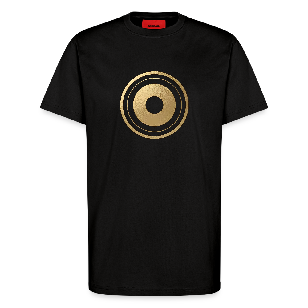 chiSign "Selbsterkenntnis" Organic Relaxed T-Shirt Made in EU - SOLID BLACK
