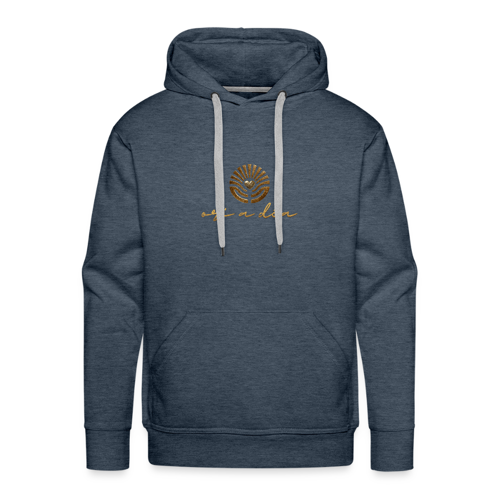 Männer Premium Hoodie ORI A DÉA - Jeansblau