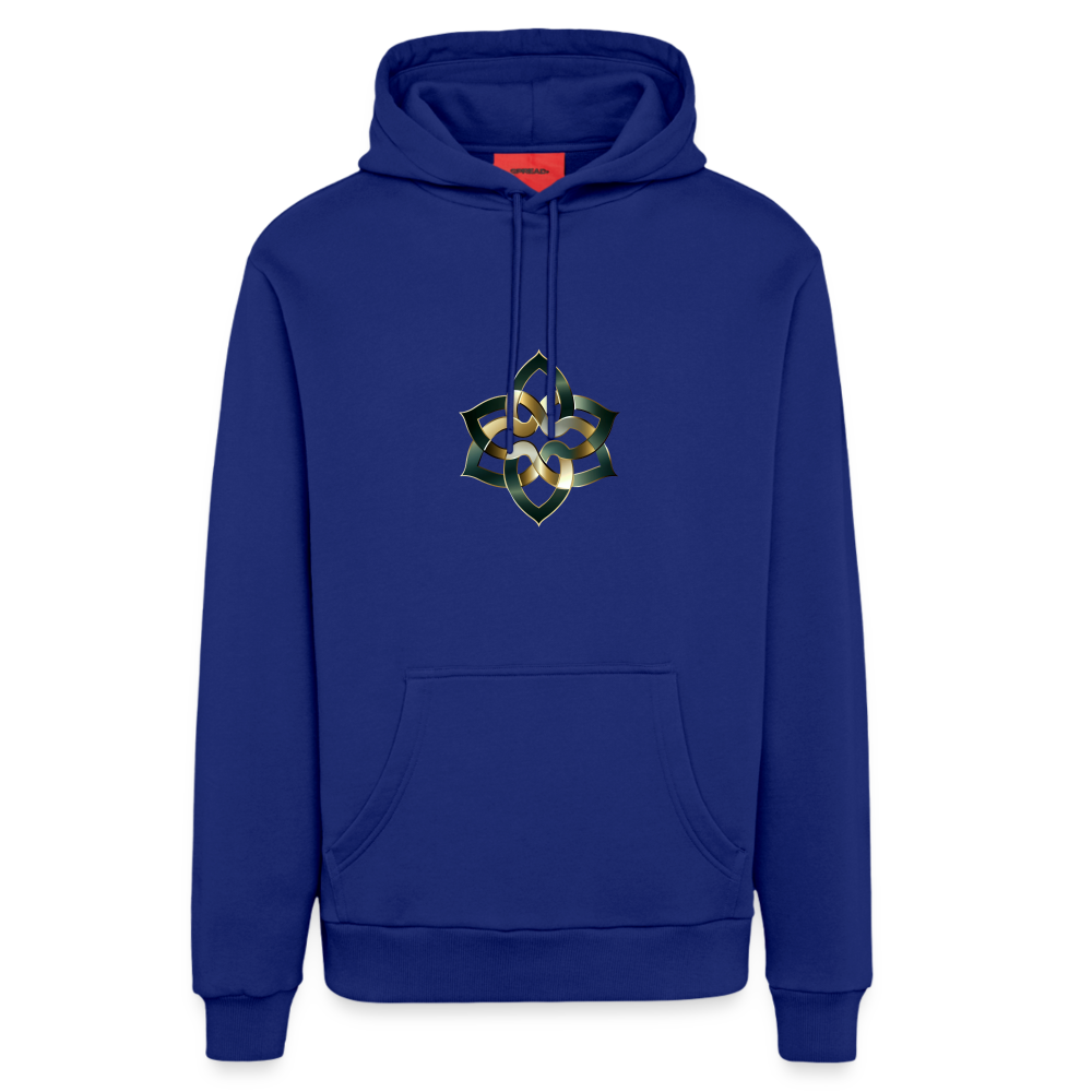 chiSign Quantenheilsymbol Hilfreiche Freude & Mentoren Organic Relaxed Hoodie Made in EU - Iconic Blue