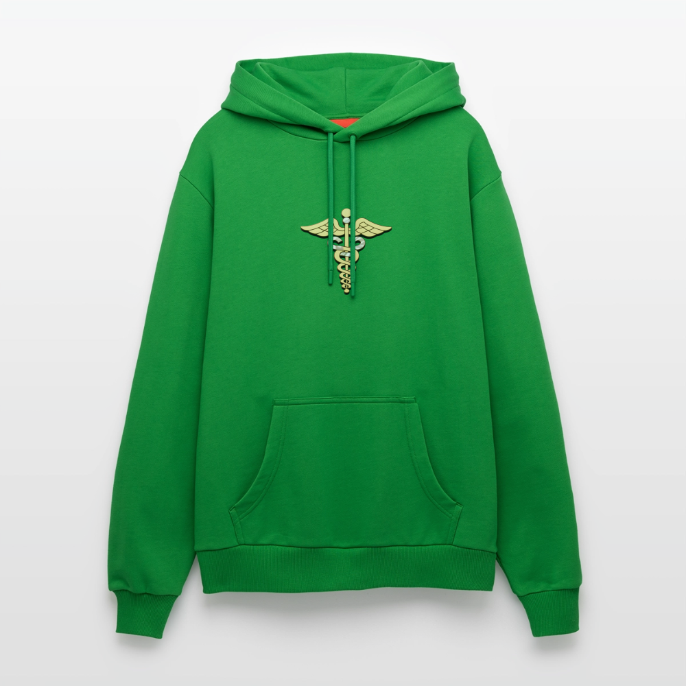 chiSign Schutz Organic Relaxed Hoodie Made in EU - City Green