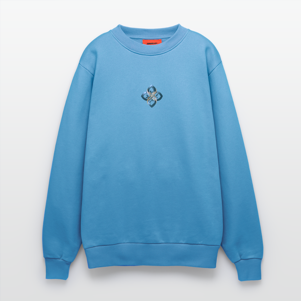 chisign Organic Relaxed Crew Neck Made in EU - Sol Blue
